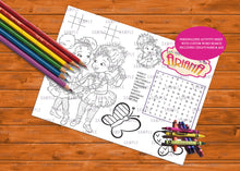 Load image into Gallery viewer, Activity &amp; Coloring Sheets Personalized - Digital ONLY (Please Read Item Description)