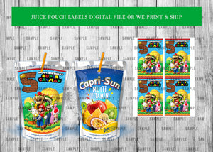 Juice Pouch Labels Birthday or Baby Shower - Digital ONLY (Please Read Item Description)