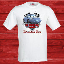 Load image into Gallery viewer, Cars Birthday Shirt - Auntie