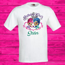 Load image into Gallery viewer, Shimmer and Shine Birthday T-Shirts (Design Only No Prints)