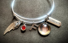 Load image into Gallery viewer, Memorial Charmed Story Bangle