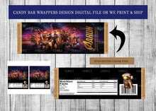 Load image into Gallery viewer, Candy Bar Wrappers Birthday or Baby Shower - Printed ONLY (Please Read Item Description)