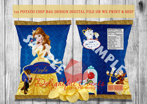 Beauty and the Beast Chip Bags