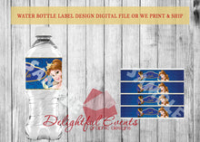 Load image into Gallery viewer, Beauty and the Beast Water Bottle Labels