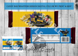 Candy Bar Wrappers Birthday or Baby Shower - Printed ONLY (Please Read Item Description)