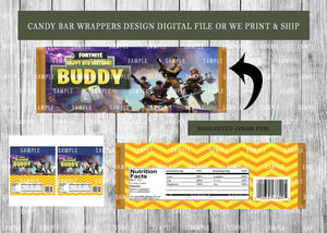 Candy Bar Wrappers Birthday or Baby Shower - Digital ONLY (Please Read Item Description)