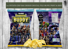 Load image into Gallery viewer, Chip Bags Birthday or Baby Shower - PRINTED ONLY (Please Read Item Description)