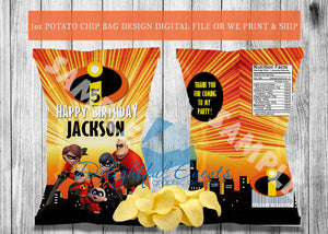 Incredibles Chip Bags