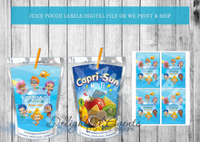 Load image into Gallery viewer, Bubble Guppies Juice Pouch Labels
