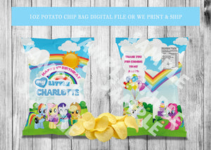Chip Bags Birthday or Baby Shower - PRINTED ONLY (Please Read Item Description)
