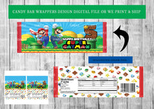 Load image into Gallery viewer, Candy Bar Wrappers Birthday or Baby Shower - Printed ONLY (Please Read Item Description)