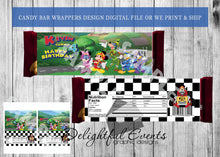 Load image into Gallery viewer, Mickey Roadsters Candy Bar Wrapper