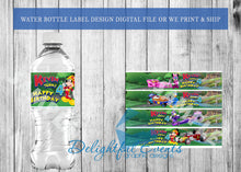 Load image into Gallery viewer, Mickey Roadsters Water Bottle Labels