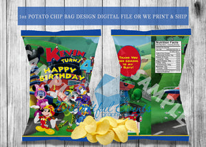 Mickey Roadsters Chip Bags