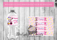 Load image into Gallery viewer, Minnie Mouse Water Bottle Labels
