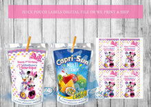 Load image into Gallery viewer, Minnie Mouse Juice Pouch Labels