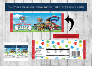 Candy Bar Wrappers Birthday or Baby Shower - Printed ONLY (Please Read Item Description)