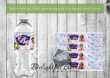 Load image into Gallery viewer, Princess and the Frog Water Bottle Labels