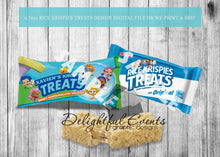 Load image into Gallery viewer, Rice Krispies Treats Wrappers Birthday or Baby Shower - Printed ONLY (Please Read Item Description)