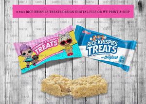 Rice Krispies Treats Wrappers Birthday or Baby Shower - Digital ONLY (Please Read Item Description)