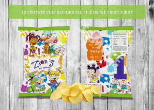 Chip Bags Birthday or Baby Shower - PRINTED ONLY (Please Read Item Description)