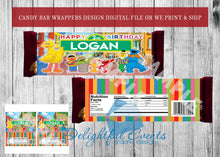 Load image into Gallery viewer, Sesame Street Candy Bar Wrappers