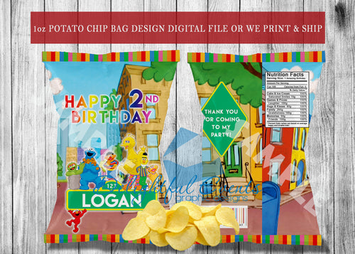 Sesame Street Chip Bags