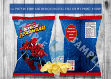 Load image into Gallery viewer, Spiderman Chip Bags