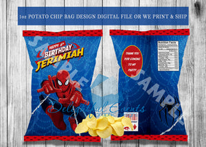 Spiderman Chip Bags