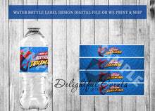 Load image into Gallery viewer, Spiderman Water Bottle Labels