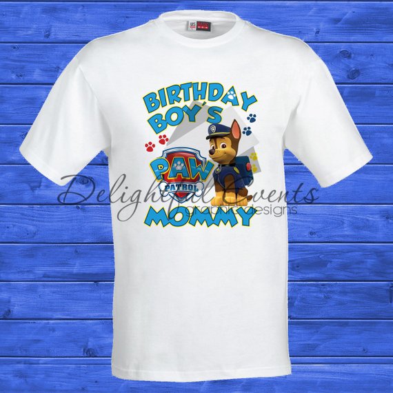 Airbrush Paw Patrol - Marshall Birthday Shirt Design 5T / No