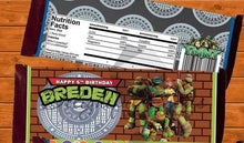 Load image into Gallery viewer, Ninja Turtle Hershey Bar Wrapper