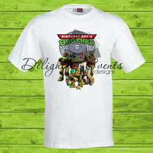 Load image into Gallery viewer, Ninja Turtles Birthday T-Shirts (Design Only No Prints)